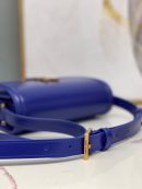 [REP 1:1] Saint Laurent Solferino Medium Satchel In Box Navy Blue For Women 9in/23cm YSL 6343050SX0W4147