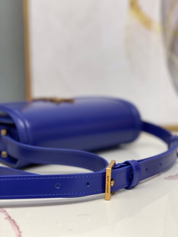[REP 1:1] Saint Laurent Solferino Medium Satchel In Box Navy Blue For Women 9in/23cm YSL 6343050SX0W4147
