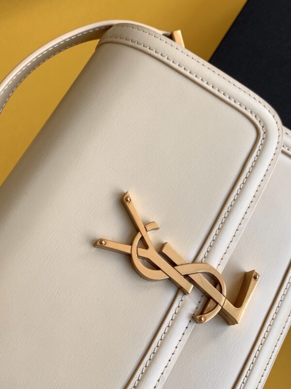 [REP 1:1] Saint Laurent Solferino Small Satchel Bag Beige In Box With Gold Hardware 7.4in/19cm YSl 6343060SX0W9207