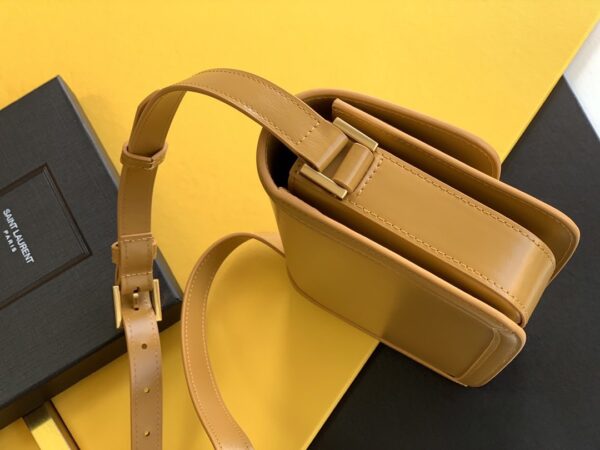 [REP 1:1] Saint Laurent Solferino Small Satchel Bag Brown In Box 7.4in/19cm YSl