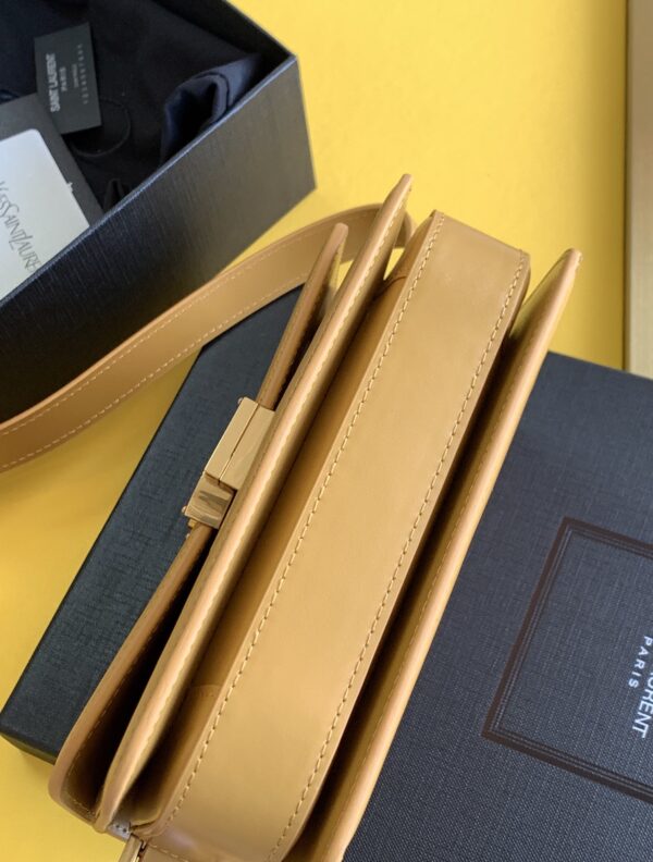 [REP 1:1] Saint Laurent Solferino Small Satchel Bag Brown In Box 7.4in/19cm YSl