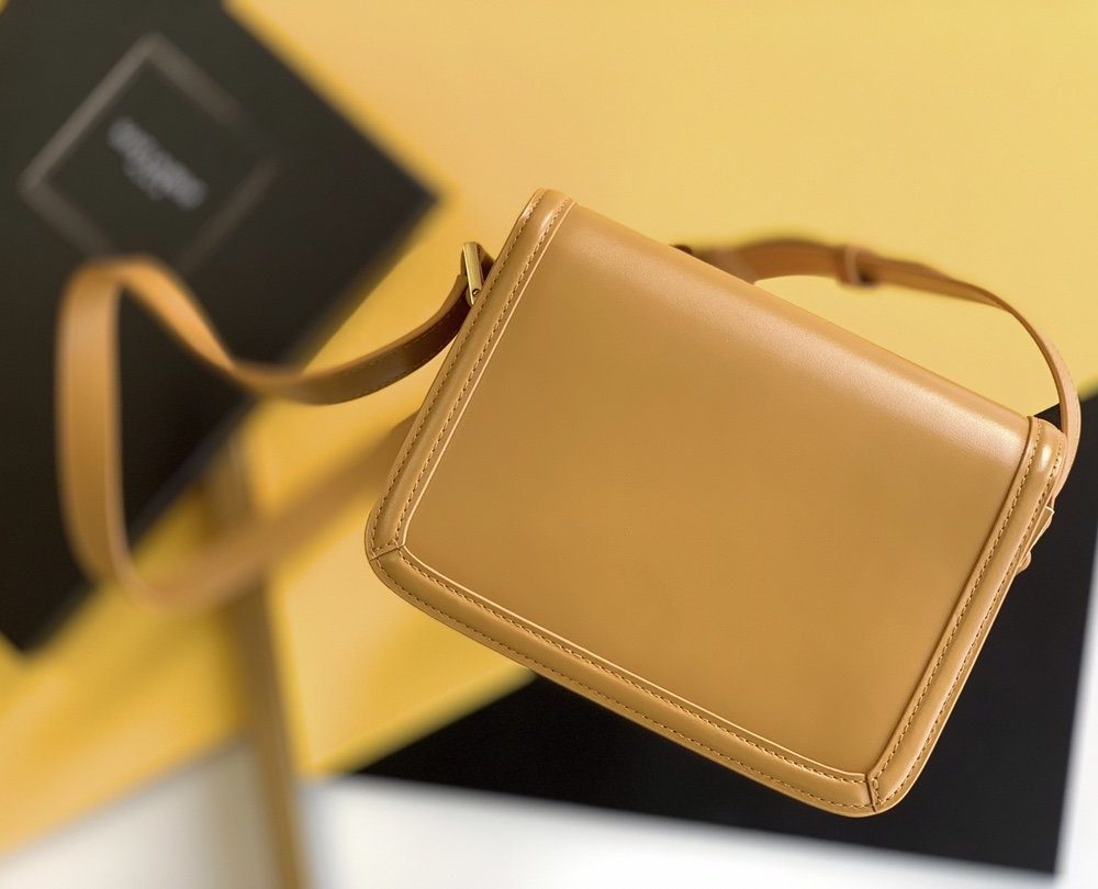 [REP 1:1] Saint Laurent Solferino Small Satchel Bag Brown In Box 7.4in/19cm YSl