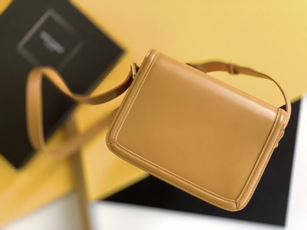 [REP 1:1] Saint Laurent Solferino Small Satchel Bag Brown In Box 7.4in/19cm YSl