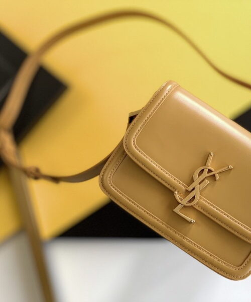 [REP 1:1] Saint Laurent Solferino Small Satchel Bag Brown In Box 7.4in/19cm YSl