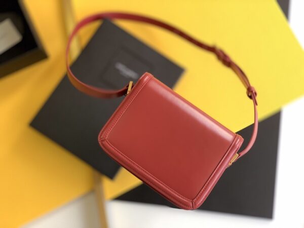 [REP 1:1] Saint Laurent Solferino Small Satchel Bag Red In Box With Gold Hardware 7.4in/19cm YSl 6343060SX0W6805