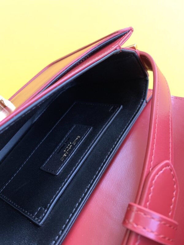 [REP 1:1] Saint Laurent Solferino Small Satchel Bag Red In Box With Gold Hardware 7.4in/19cm YSl 6343060SX0W6805
