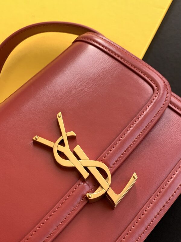 [REP 1:1] Saint Laurent Solferino Small Satchel Bag Red In Box With Gold Hardware 7.4in/19cm YSl 6343060SX0W6805