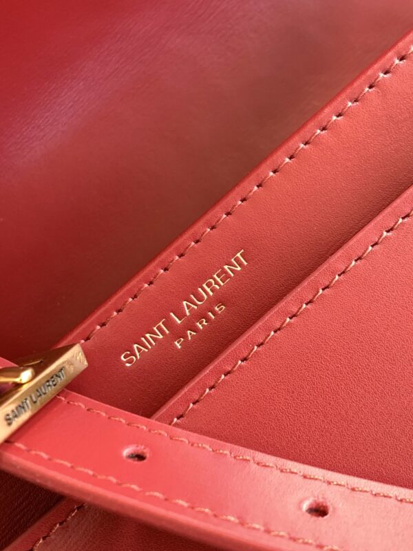 [REP 1:1] Saint Laurent Solferino Small Satchel Bag Red In Box With Gold Hardware 7.4in/19cm YSl 6343060SX0W6805