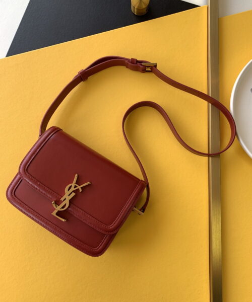 [REP 1:1] Saint Laurent Solferino Small Satchel Bag Red In Box With Gold Hardware 7.4in/19cm YSl 6343060SX0W6805