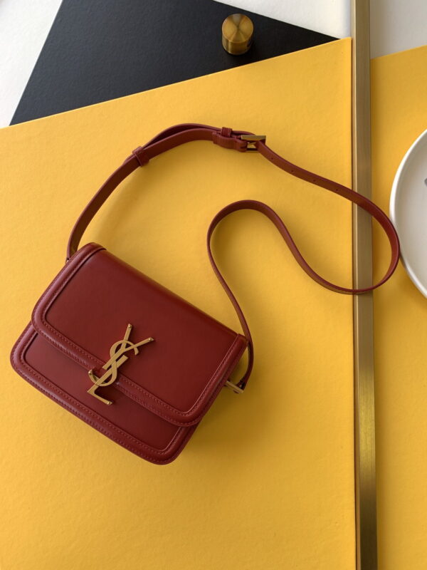 [REP 1:1] Saint Laurent Solferino Small Satchel Bag Red In Box With Gold Hardware 7.4in/19cm YSl 6343060SX0W6805