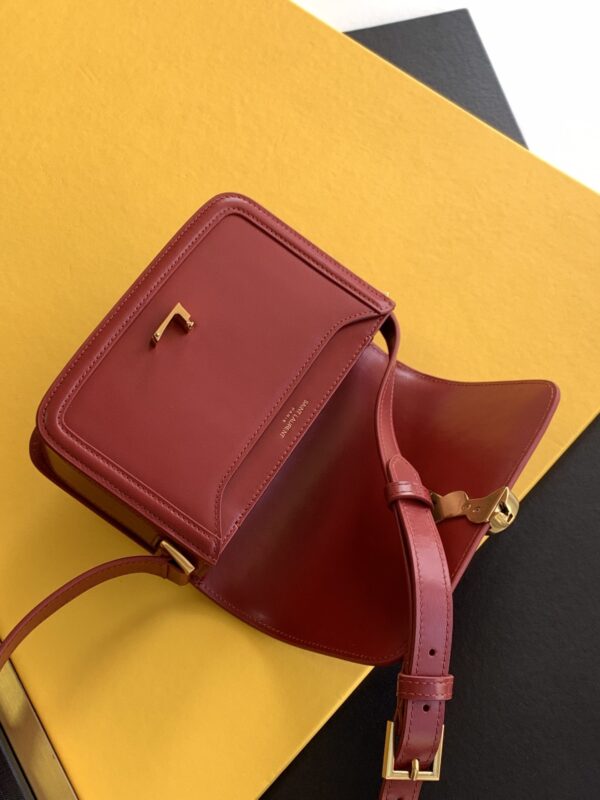 [REP 1:1] Saint Laurent Solferino Small Satchel Bag Red In Box With Gold Hardware 7.4in/19cm YSl 6343060SX0W6805
