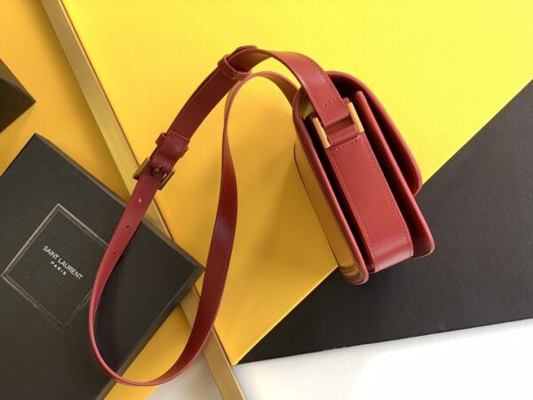 [REP 1:1] Saint Laurent Solferino Small Satchel Bag Red In Box With Gold Hardware 7.4in/19cm YSl 6343060SX0W6805