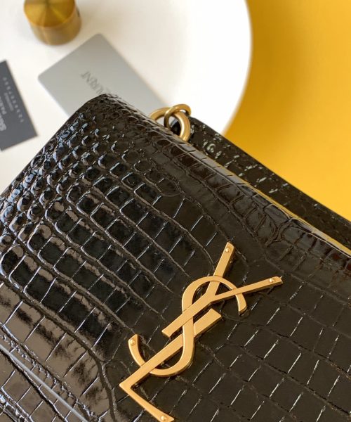 [REP 1:1] Saint Laurent Sunset Chain Bag With Gold Hardware For Women 7.4in/19cm YSL 533026DND1J1000