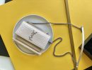 [REP 1:1] Saint Laurent Sunset Chain Bag With Silver Hardware For Women 7.4in/19cm YSL 533026DND1N9207