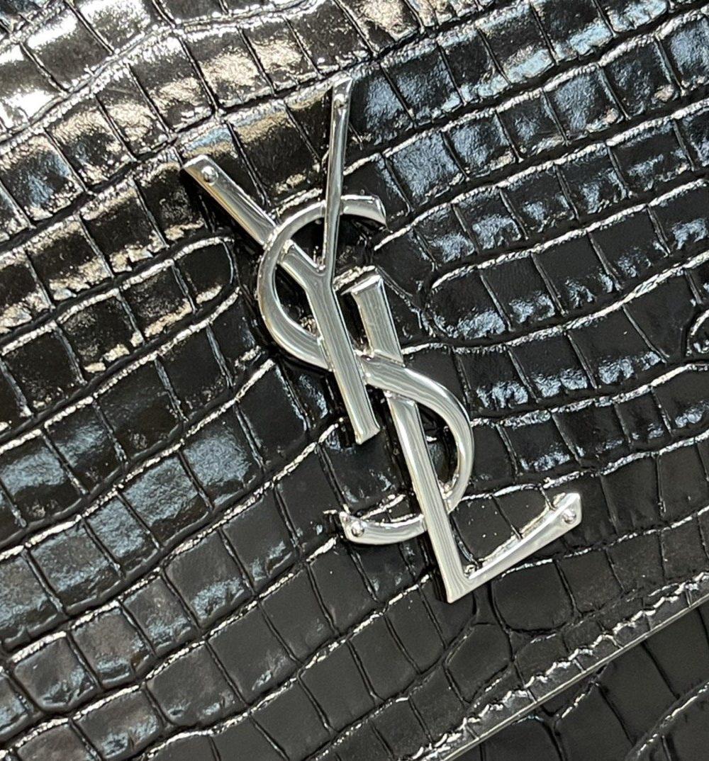 [REP 1:1] Saint Laurent Sunset Medium Chain Bag Black For Women 8.6in/22cm YSL 442906DND0U1000