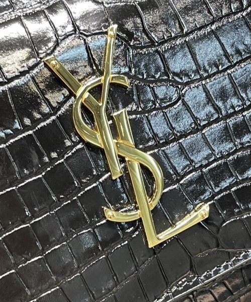 [REP 1:1] Saint Laurent Sunset Medium Chain Bag For Women 8.6in/22cm Black YSL 442906DND0J1000