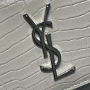 [REP 1:1] Saint Laurent Sunset Medium Chain Bag For Women 8.6in/22cm White YSL 442906DND0N9207