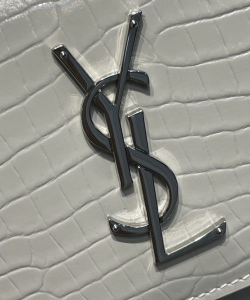 [REP 1:1] Saint Laurent Sunset Medium Chain Bag For Women 8.6in/22cm White YSL 442906DND0N9207