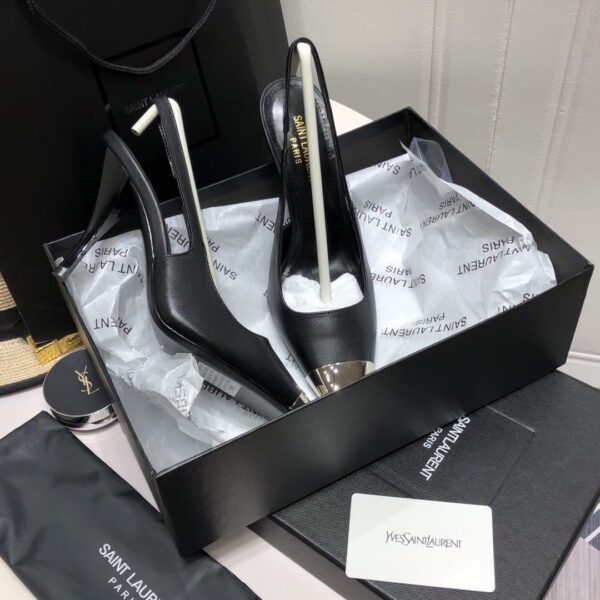 Saint Laurent Women's Blade Slingback Pumps Black For Women YSL