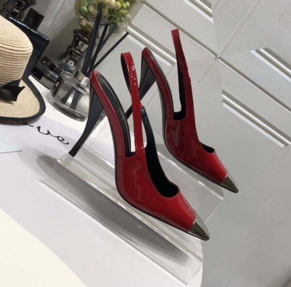 Saint Laurent Women's Blade Slingback Pumps Red For Women YSL