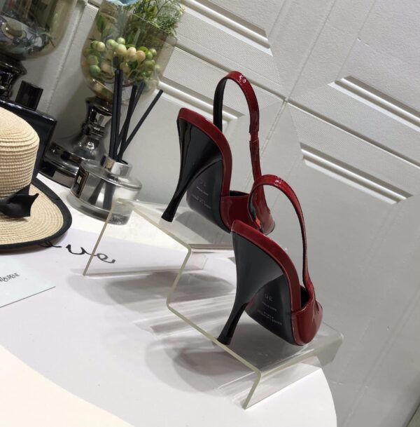Saint Laurent Women's Blade Slingback Pumps Red For Women YSL
