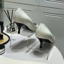 Saint Laurent Women's Blade Slingback Pumps White For Women YSL