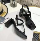 Saint Laurent Women's Cassandra Heeled Sandals Black For Women YSL