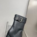 Saint Laurent Women's Cherry Buckle Platform Booties Black For Women YSL 6876621Y8001000