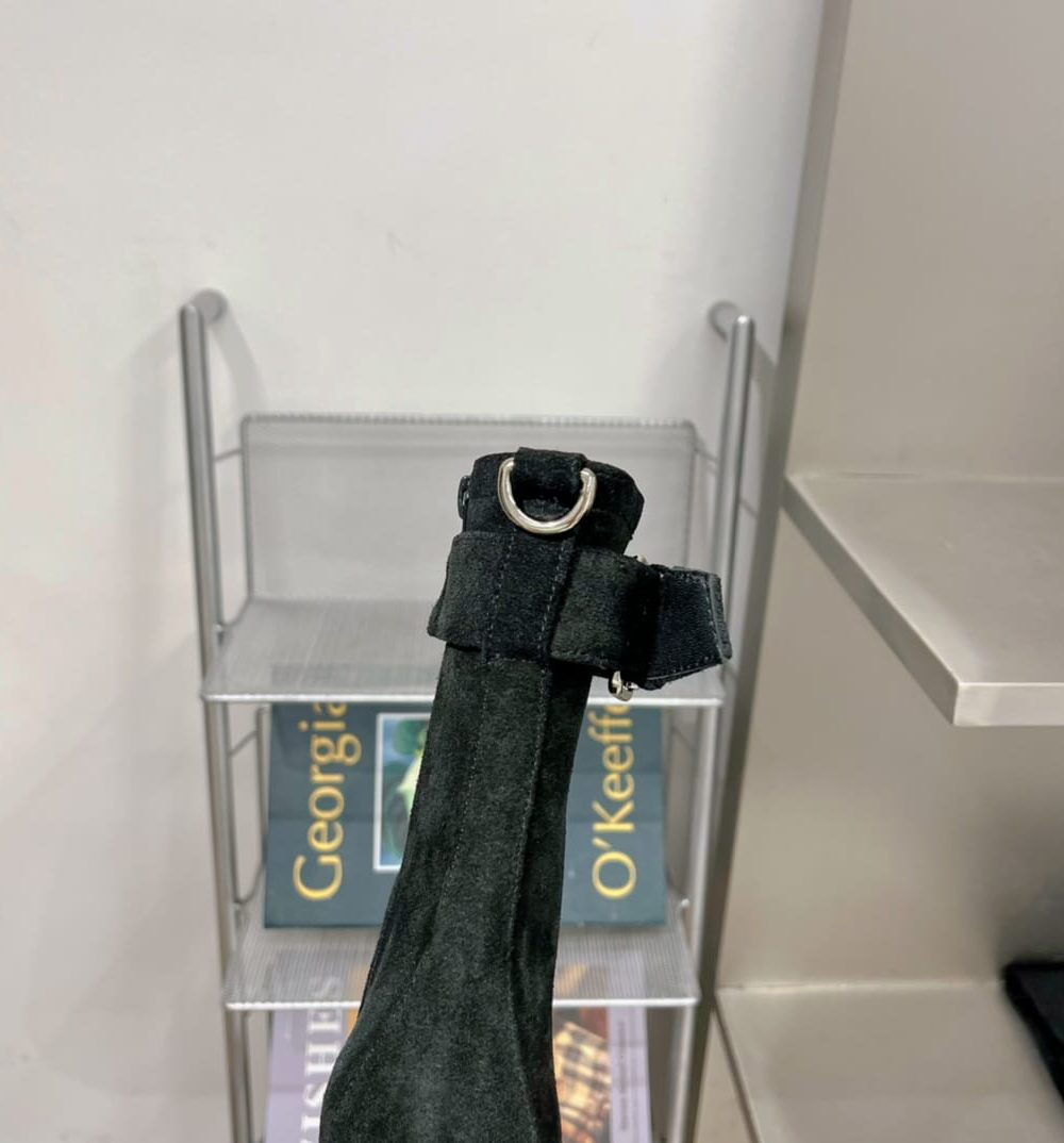 Saint Laurent Women's Cherry Buckle Platform Booties Black For Women YSL