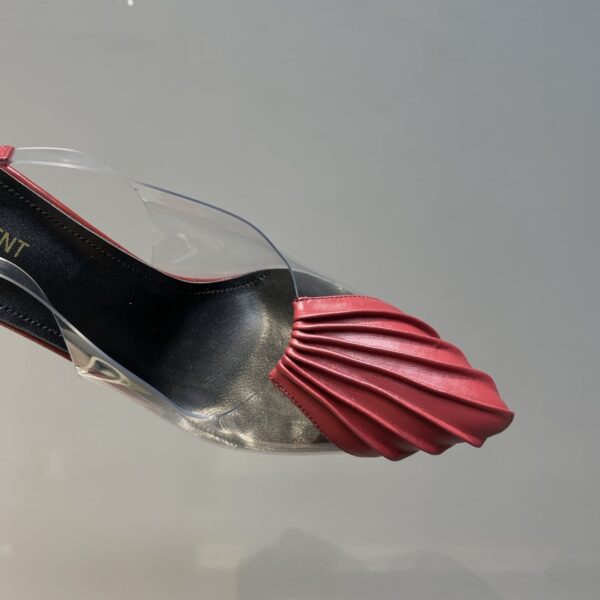 Saint Laurent Women's Chica Slingback Pumps Dark Pink For Women YSL