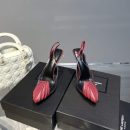Saint Laurent Women's Chica Slingback Pumps Dark Pink For Women YSL