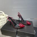 Saint Laurent Women's Chica Slingback Pumps Red For Women YSL