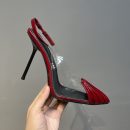 Saint Laurent Women's Chica Slingback Pumps Red For Women YSL