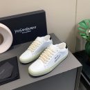 Saint Laurent Women's Court Classic Sl/06 Embroidered Sneakers White For Women YSL 61064908G109061