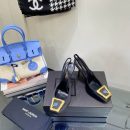 Saint Laurent Women's Maxine Silk Slingback Pumps Black For Women YSL