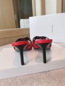 Saint Laurent Women's Tribute Heeled Mules Red For Women YSL