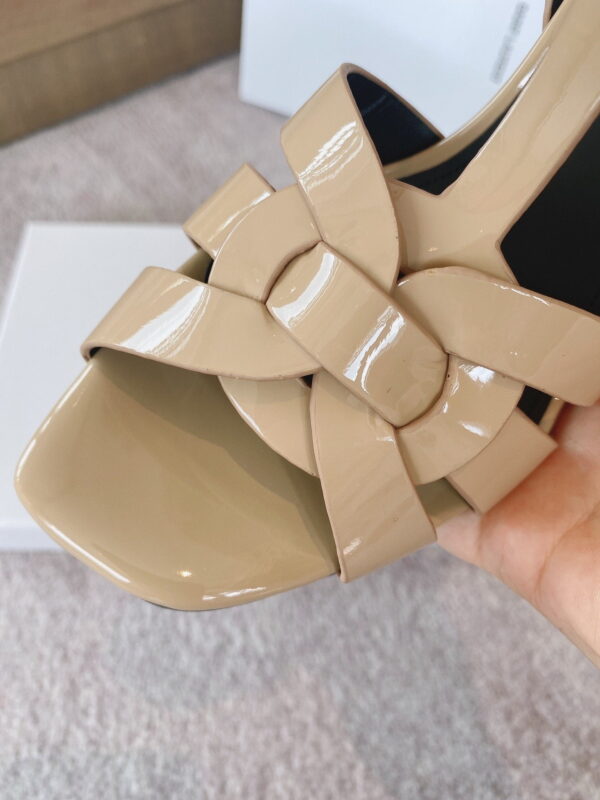 Saint Laurent Women's Tribute Sandals Beige For Women YSL
