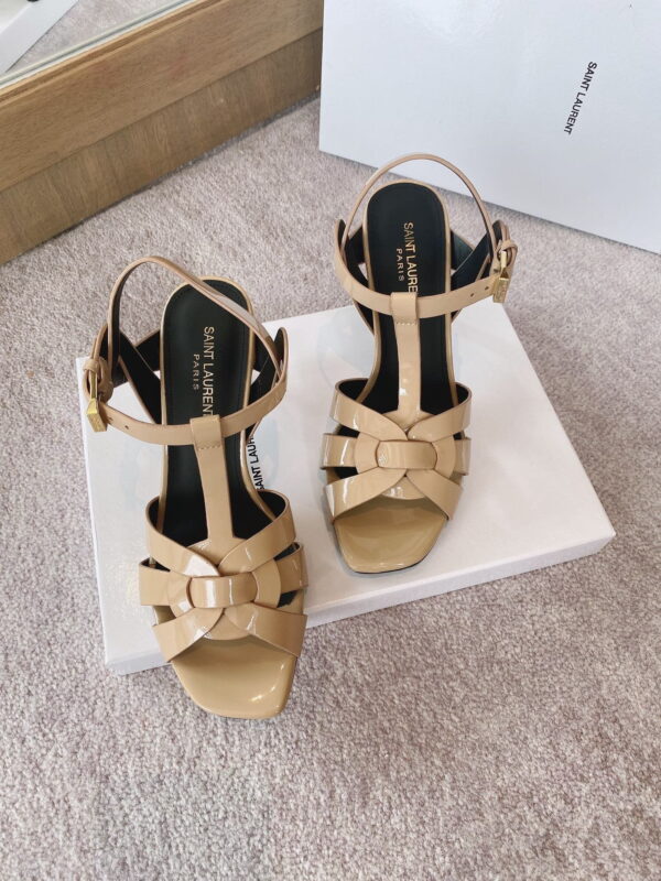 Saint Laurent Women's Tribute Sandals Beige For Women YSL