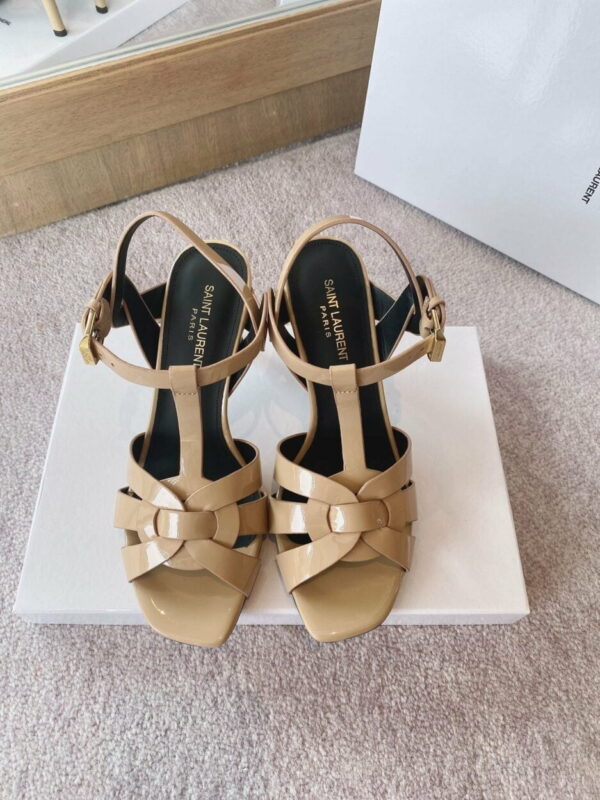 Saint Laurent Women's Tribute Sandals Beige For Women YSL