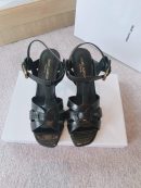 Saint Laurent Women's Tribute Sandals Black For Women YSL 6206731YQ001000