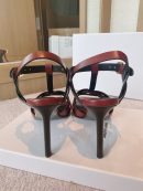 Saint Laurent Women's Tribute Sandals Red- Purple For Women YSL
