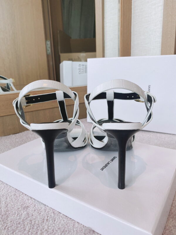 Saint Laurent Women's Tribute Sandals White For Women YSL