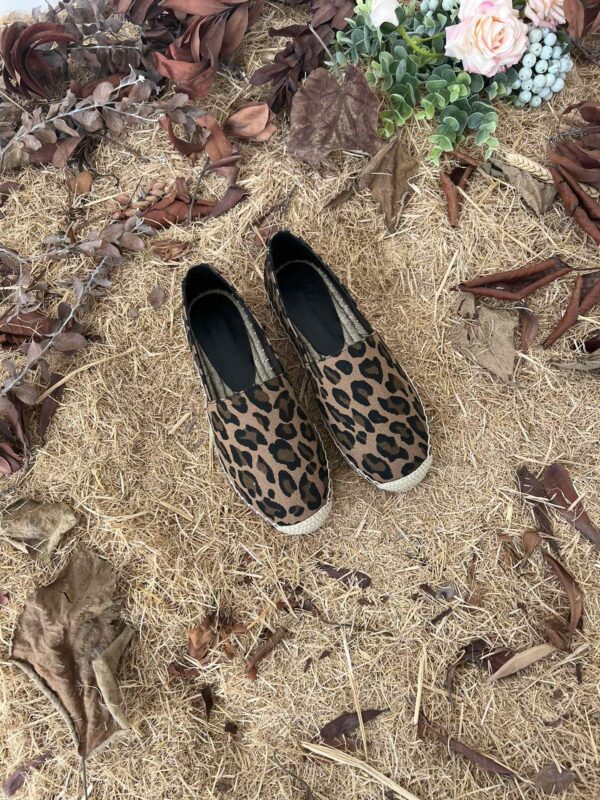 Saint Laurent Women's Ysl Embroidered Espadrilles Brown For Women YSL