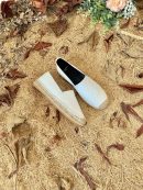 Saint Laurent Women's Ysl Embroidered Espadrilles White For Women YSL 4848900NO609030