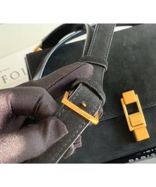 [REP 1:1] Saint Laurent Le Carre Satchel Black For Women 9in/23cm YSL