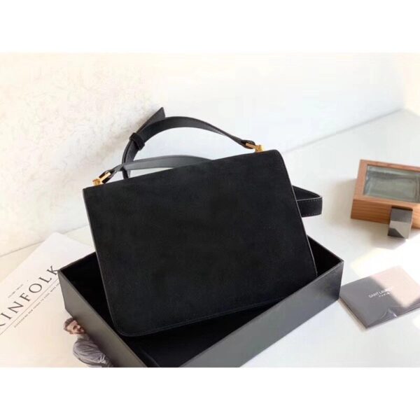 [REP 1:1] Saint Laurent Le Carre Satchel Black For Women 9in/23cm YSL
