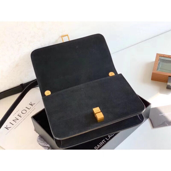 [REP 1:1] Saint Laurent Le Carre Satchel Black For Women 9in/23cm YSL