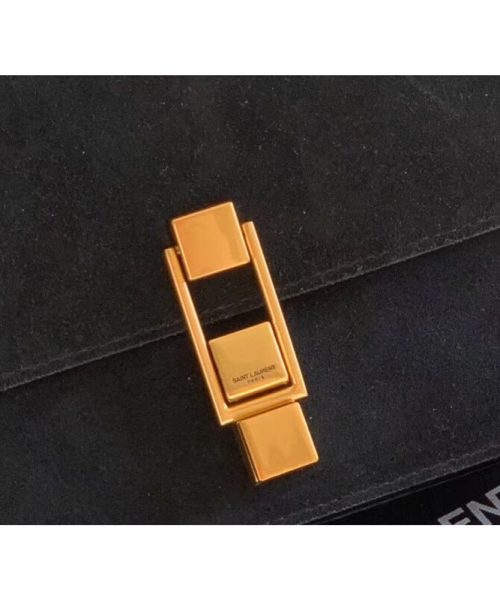 [REP 1:1] Saint Laurent Le Carre Satchel Black For Women 9in/23cm YSL