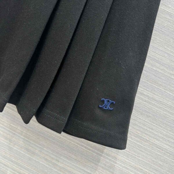 Short Pleated Skirt Black For Women