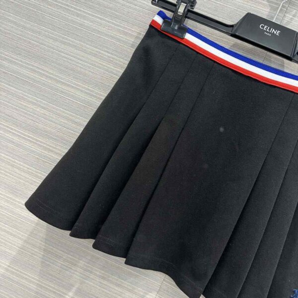Short Pleated Skirt Black For Women